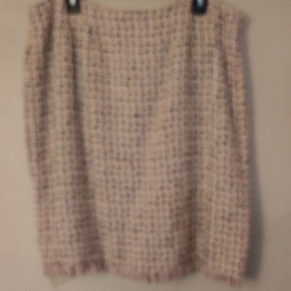 INC International Concepts Pink Tweed Pencil Skirt